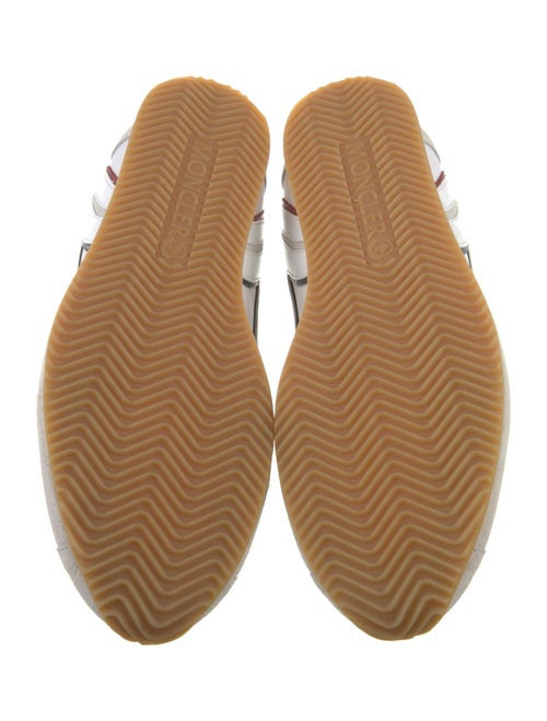 Moncler Leather Colorblock Pattern Sneakers