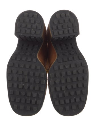 Moncler Suede Patterned Lace-Up Boots