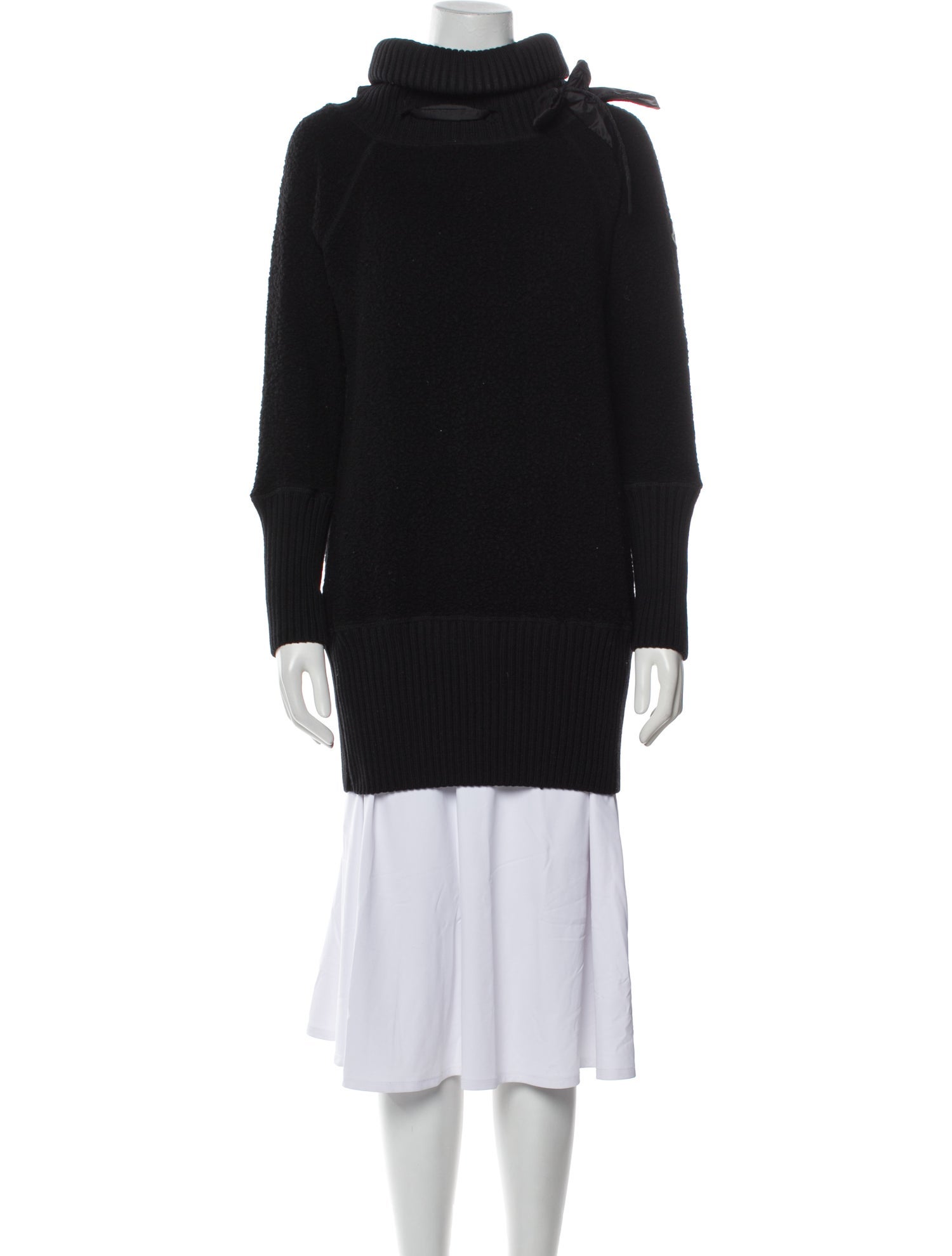 Moncler Virgin Wool Turtleneck Sweatshirt