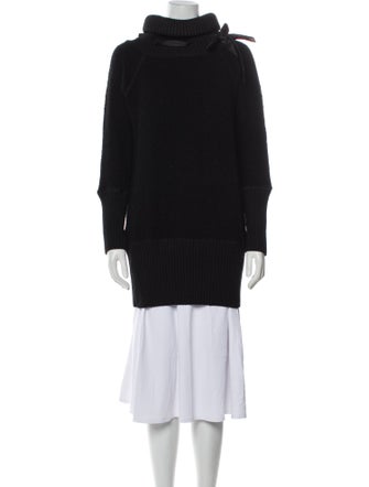 Moncler Virgin Wool Turtleneck Sweatshirt