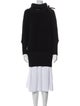 Moncler Virgin Wool Turtleneck Sweatshirt