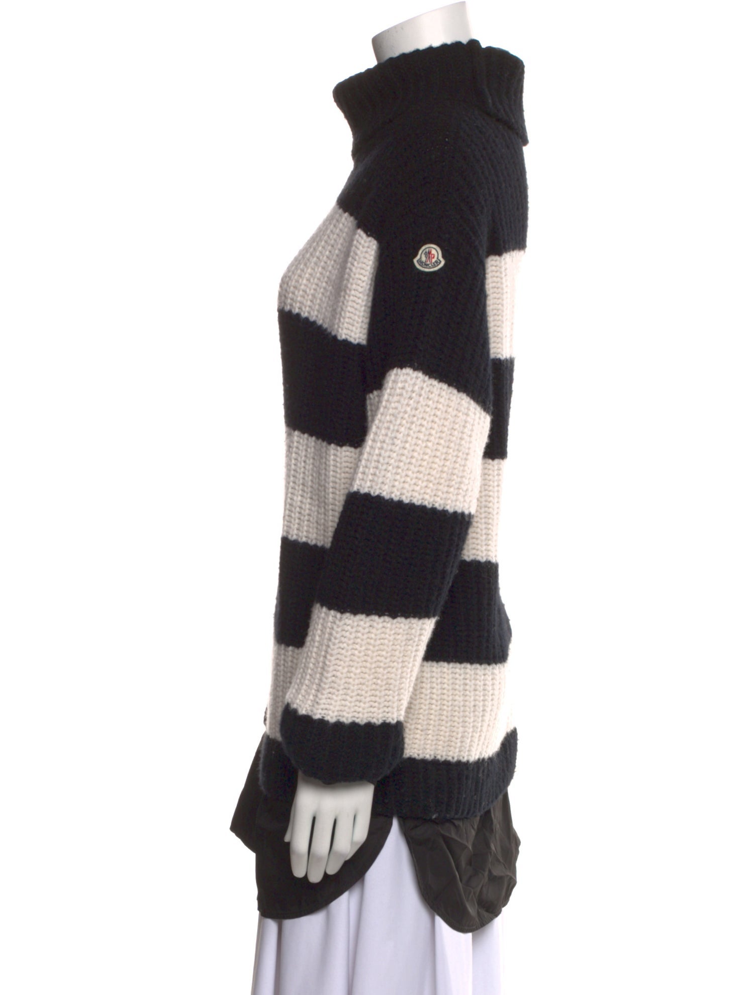 Moncler Virgin Wool Striped Sweater