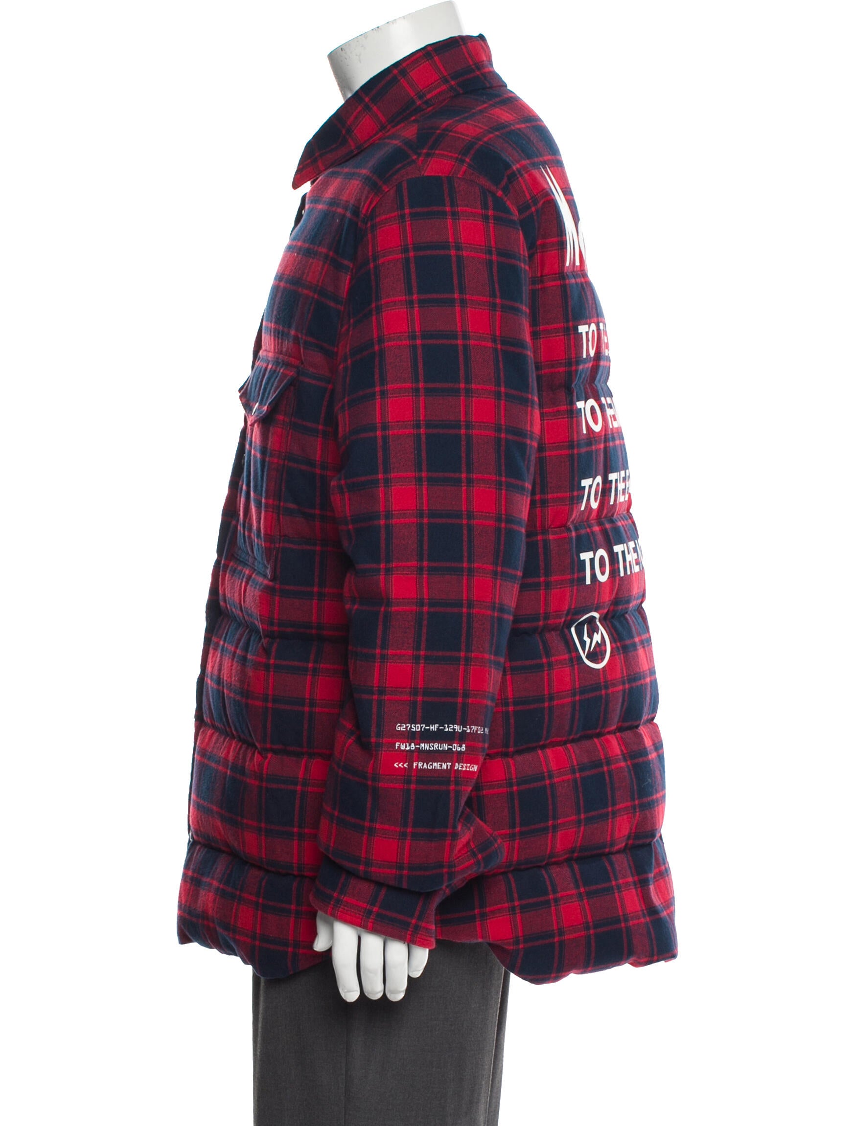 Moncler Plaid Print Jacket