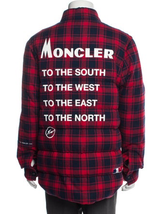 Moncler Plaid Print Jacket