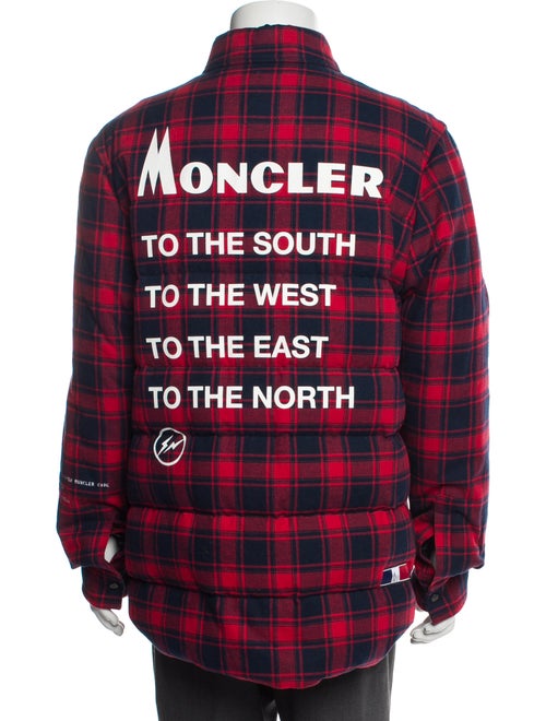 Moncler Plaid Print Jacket