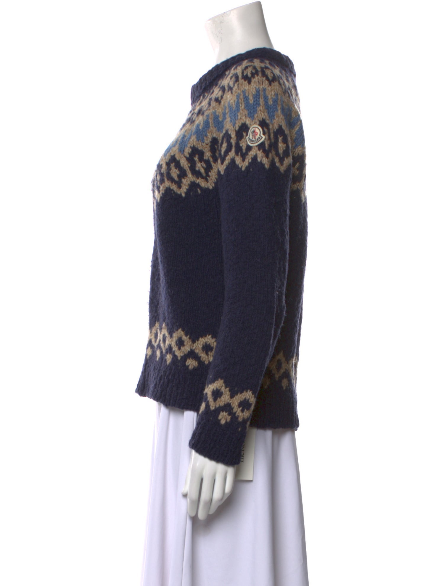 Moncler Wool Printed Sweater