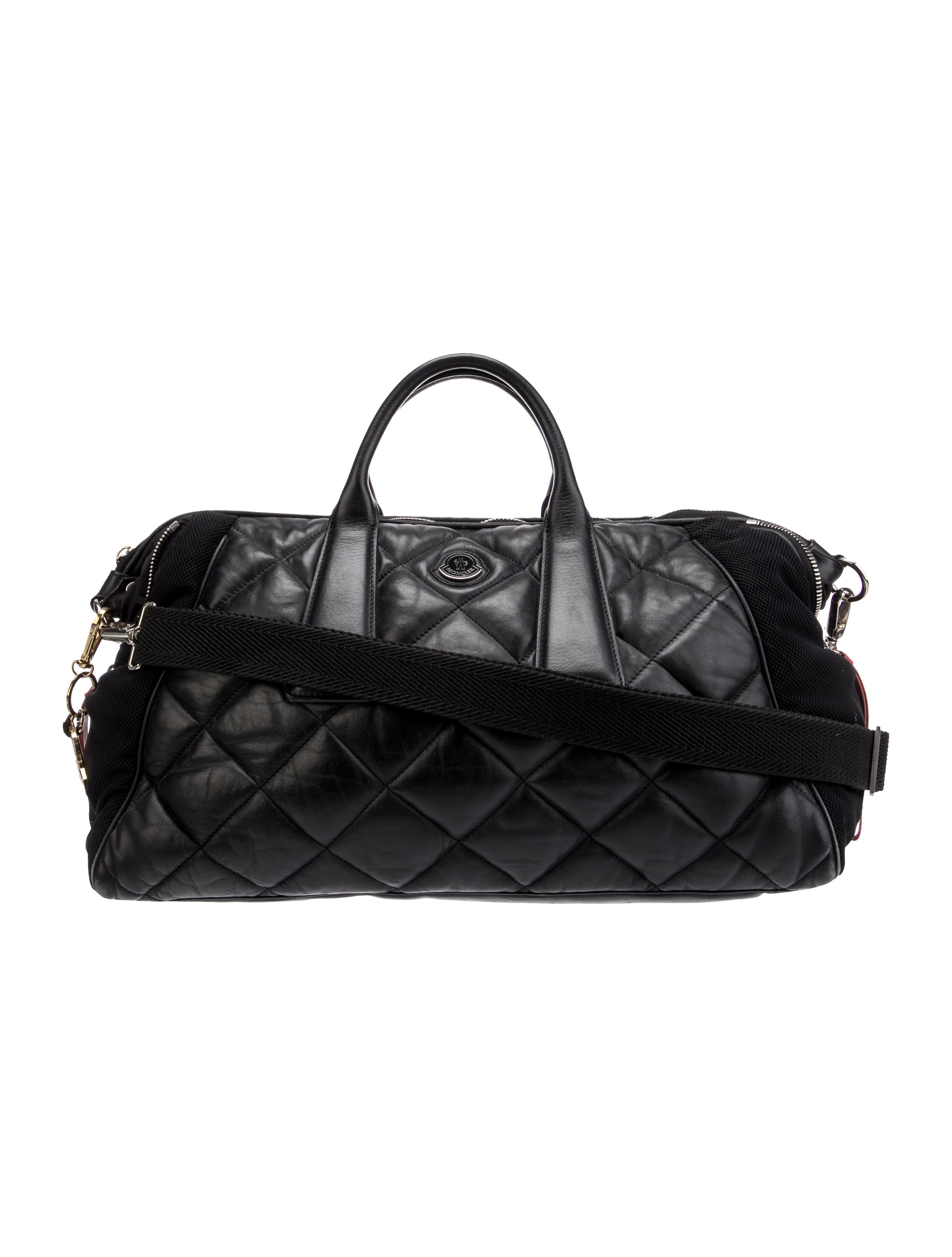 Moncler Leather Top Handle Bag
