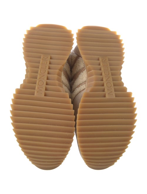 Moncler Shearling Graphic Print Sneakers