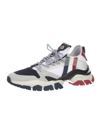 Moncler Leather Printed Athletic Sneakers