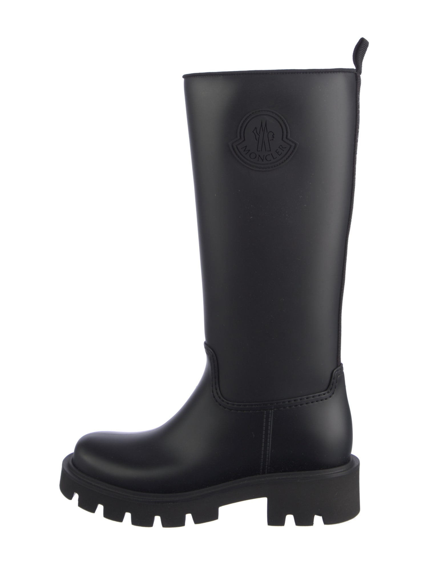 Moncler Rubber Lasercut Accents Rain Boots