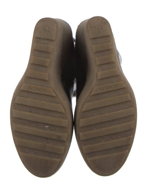 Moncler Leather Lace-Up Boots