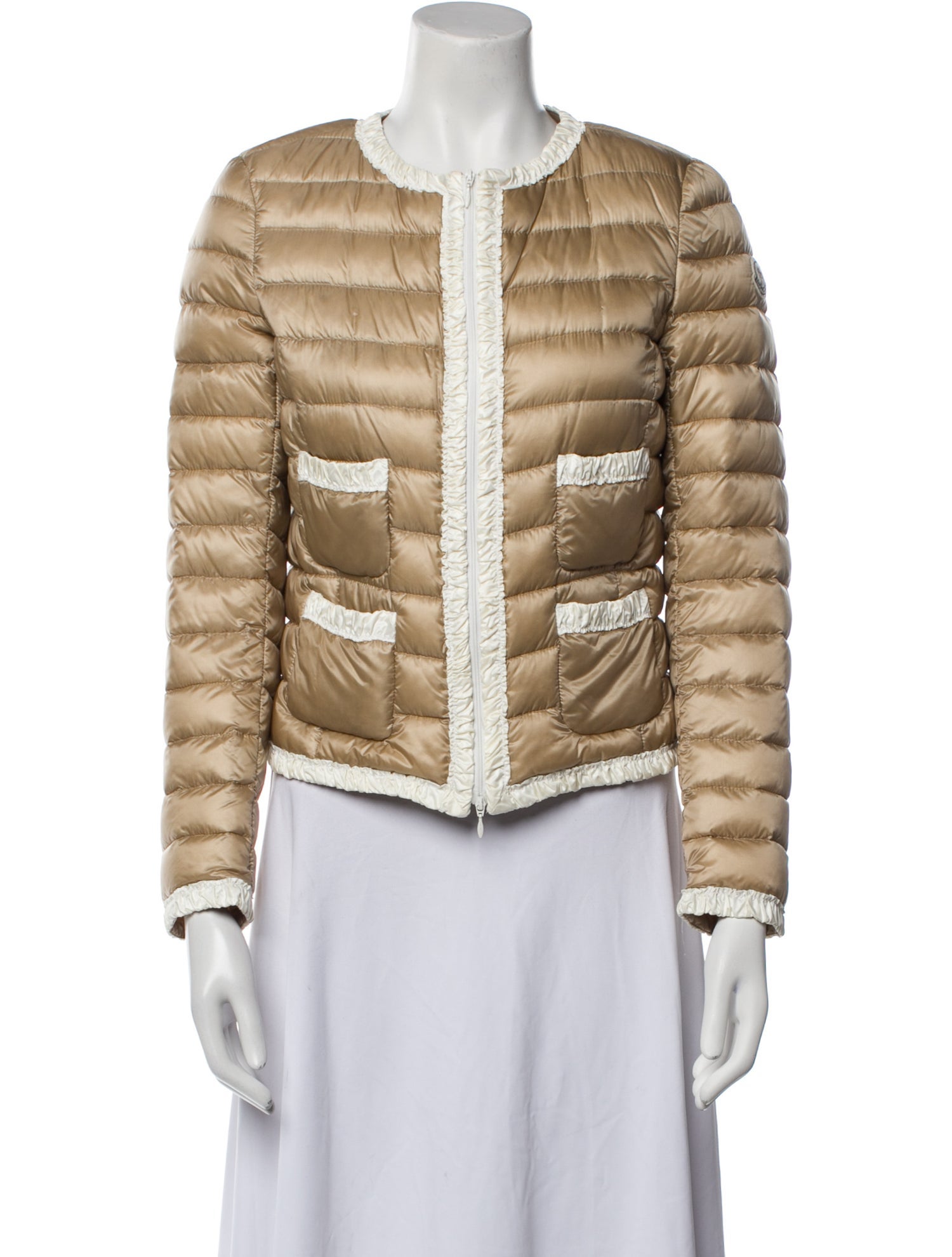 Moncler Nylon Printed Down Jacket