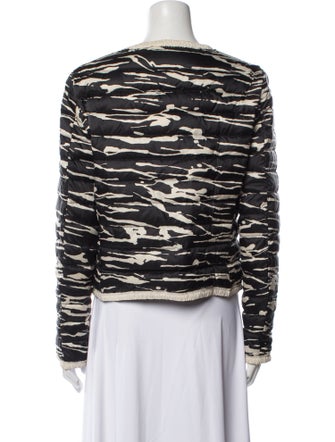 Moncler Flavienne Giubbotto Printed Evening Jacket