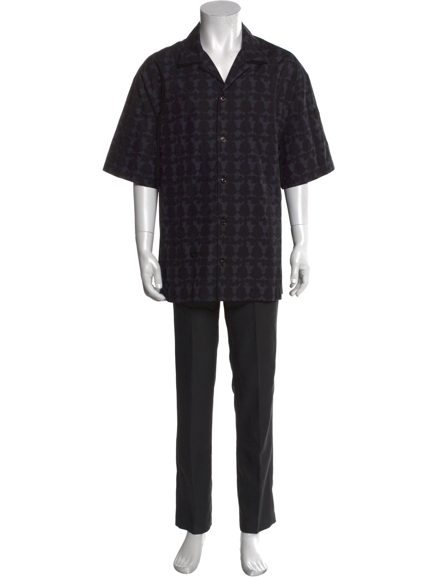 Moncler Printed Short Sleeve Shirt