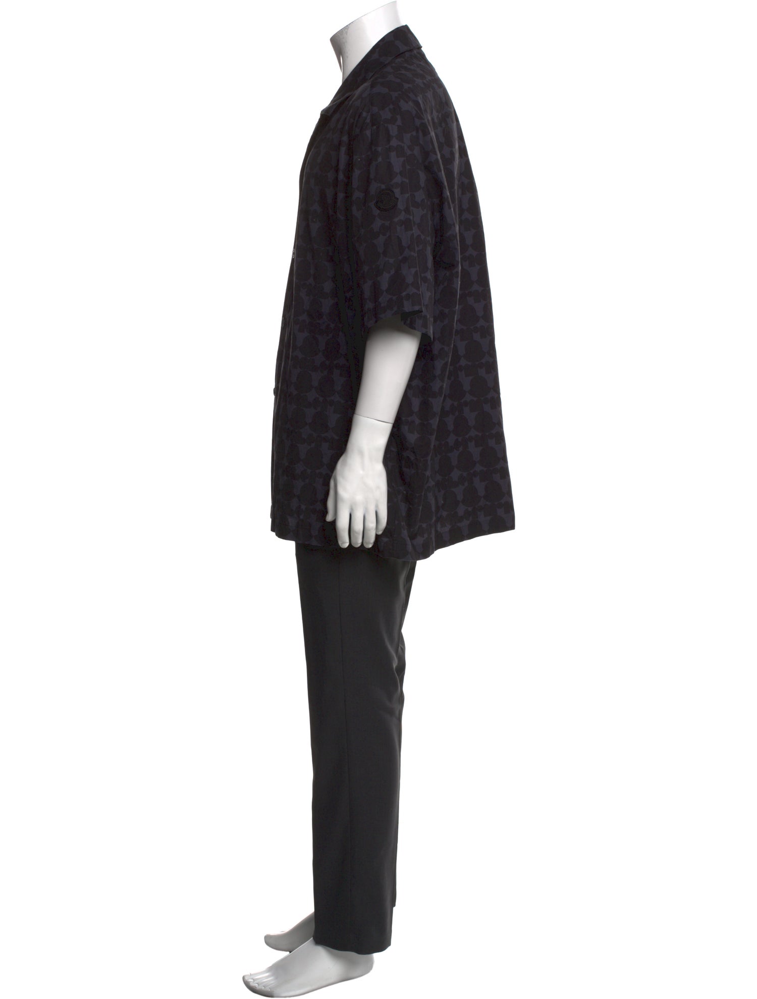 Moncler Printed Short Sleeve Shirt