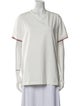 Moncler V-Neck Short Sleeve T-Shirt