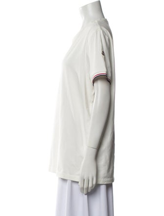 Moncler V-Neck Short Sleeve T-Shirt