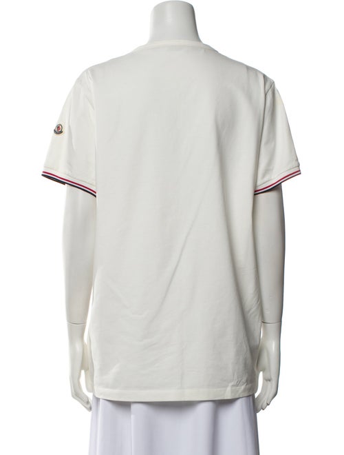 Moncler V-Neck Short Sleeve T-Shirt