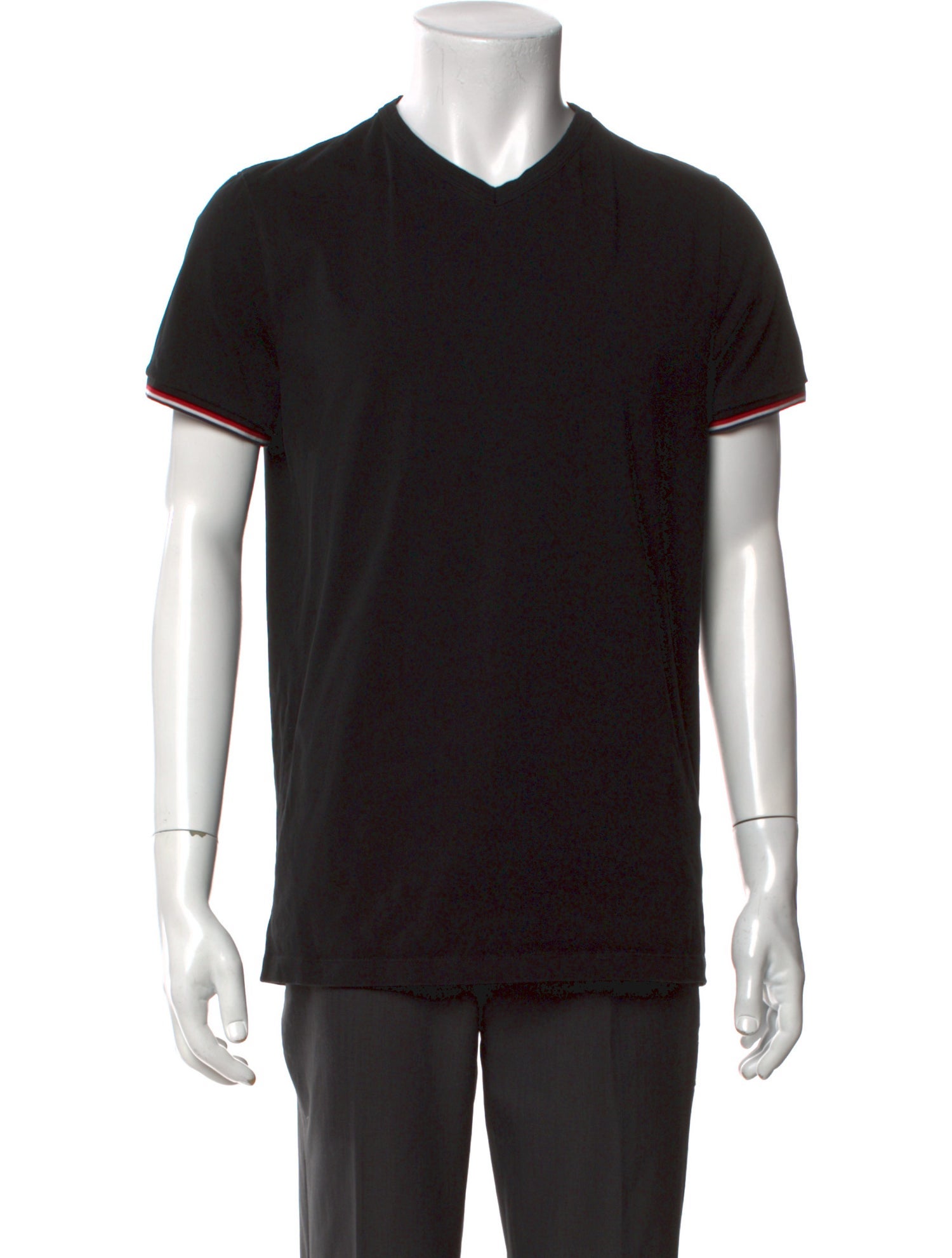 Moncler 2019 V-Neck T-Shirt