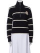 Moncler Striped Mock Neck Sweater