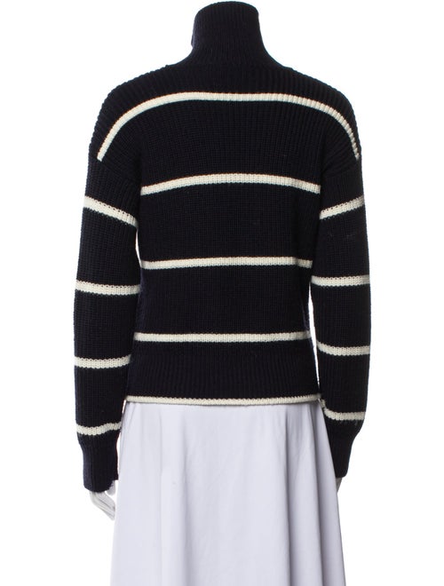 Moncler Striped Mock Neck Sweater