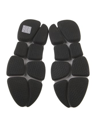 Moncler Leather Colorblock Pattern Lace-Up Boots