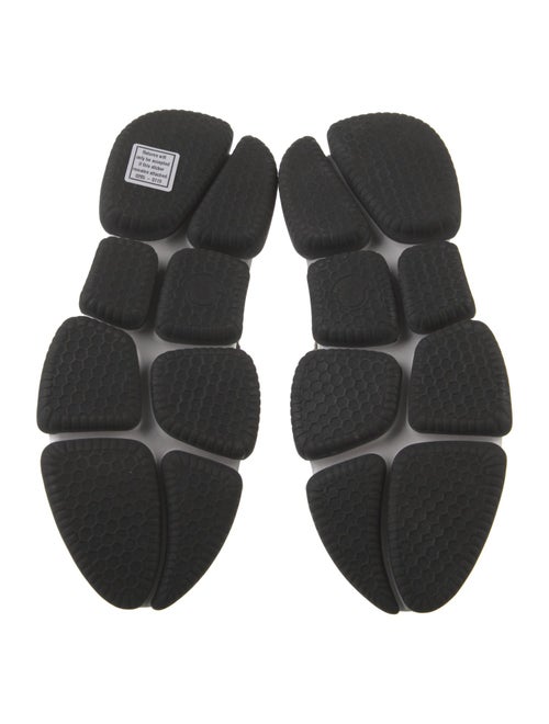 Moncler Leather Colorblock Pattern Lace-Up Boots