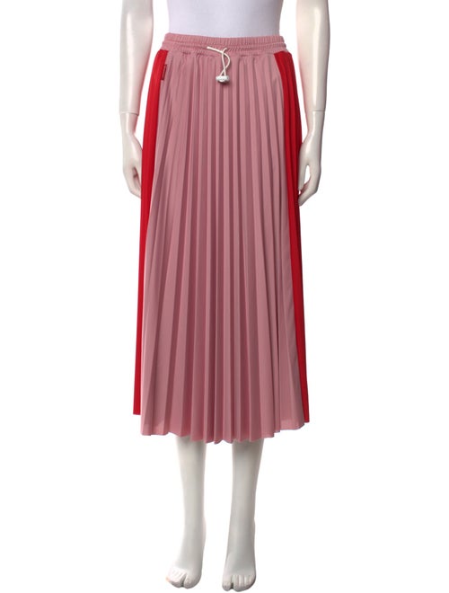 Moncler Striped Midi Length Skirt