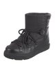 Moncler Leather Lace-Up Boots