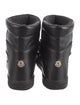 Moncler Leather Lace-Up Boots