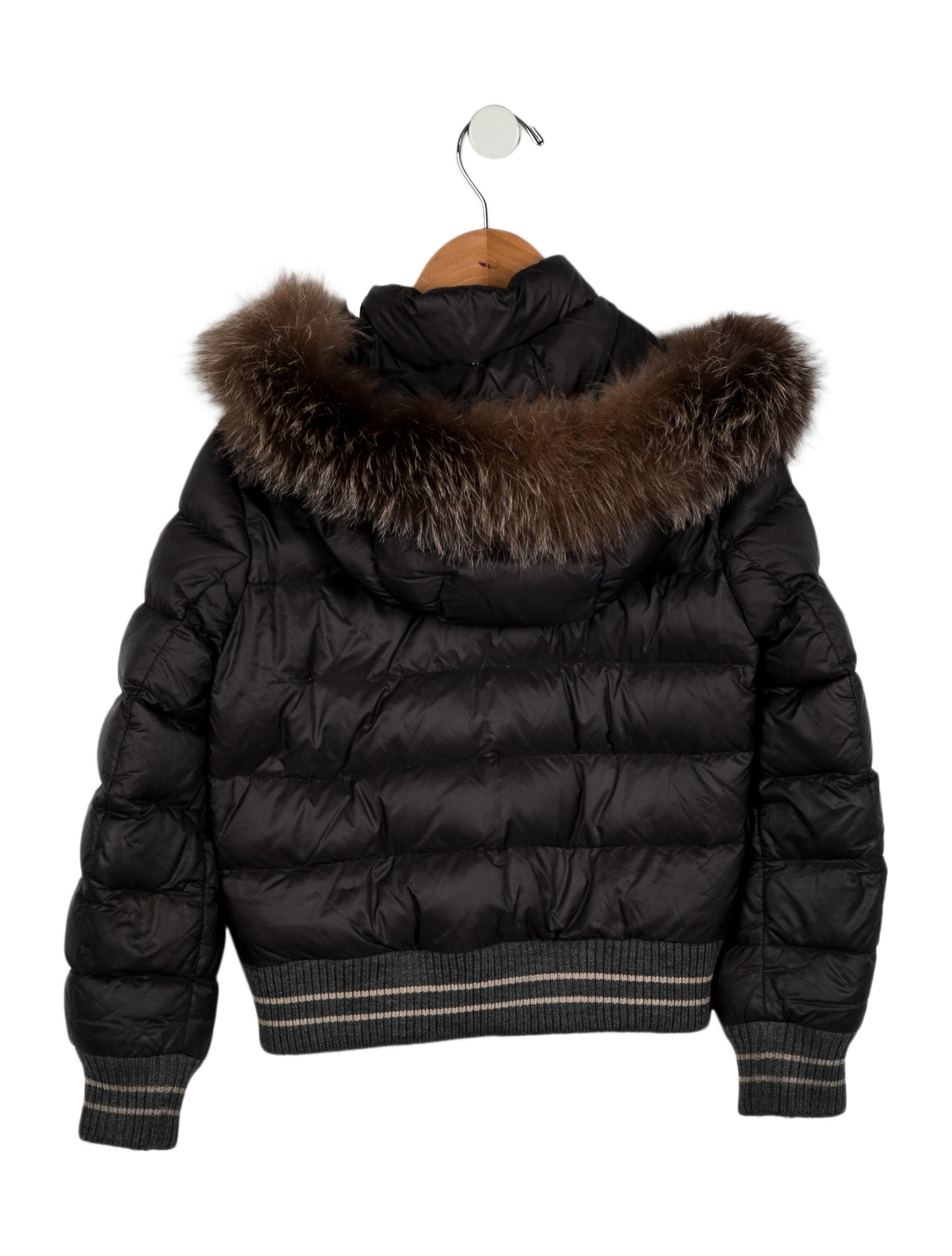 Moncler kid boys' grey jacket