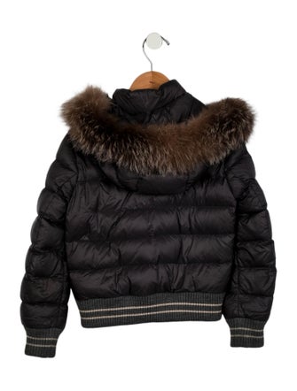 Moncler kid boys' grey jacket