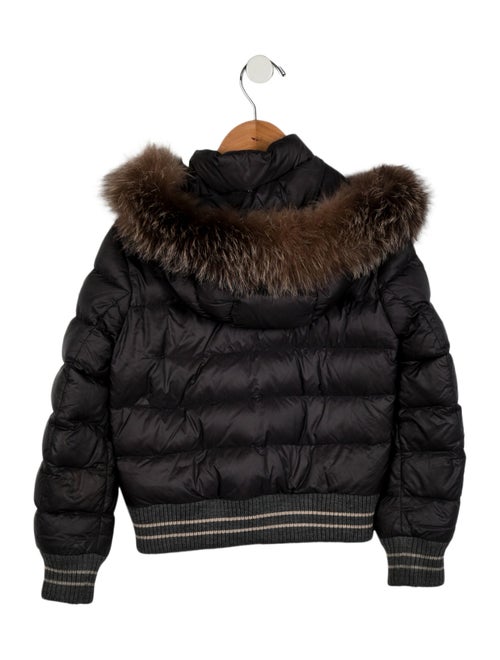 Moncler kid boys' grey jacket