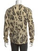 Moncler Cashmere Animal Print Pullover