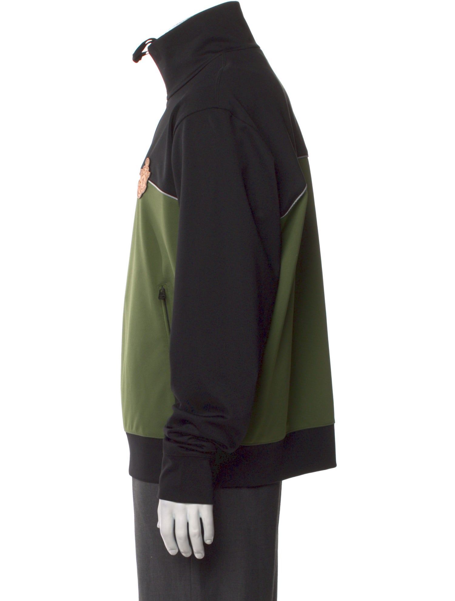 Moncler Colorblock Pattern Turtleneck Pullover