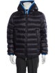 Moncler Striped Puffer Coat