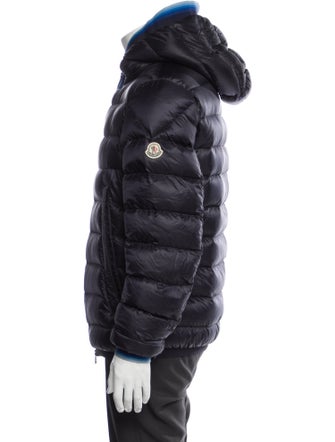 Moncler Striped Puffer Coat
