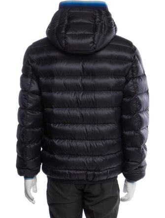 Moncler Striped Puffer Coat