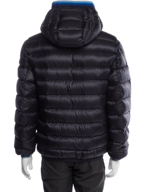 Moncler Striped Puffer Coat