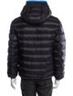 Moncler Striped Puffer Coat