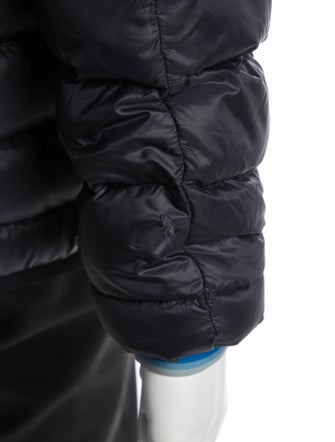 Moncler Striped Puffer Coat