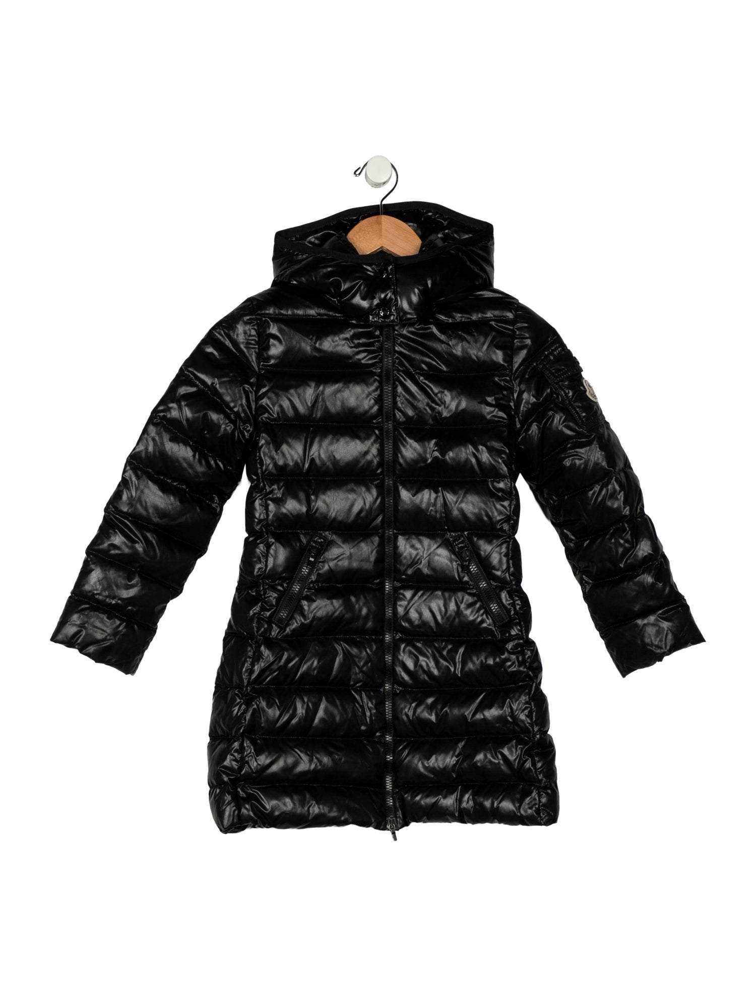 Moncler Girls' Long Down Puffer Coat