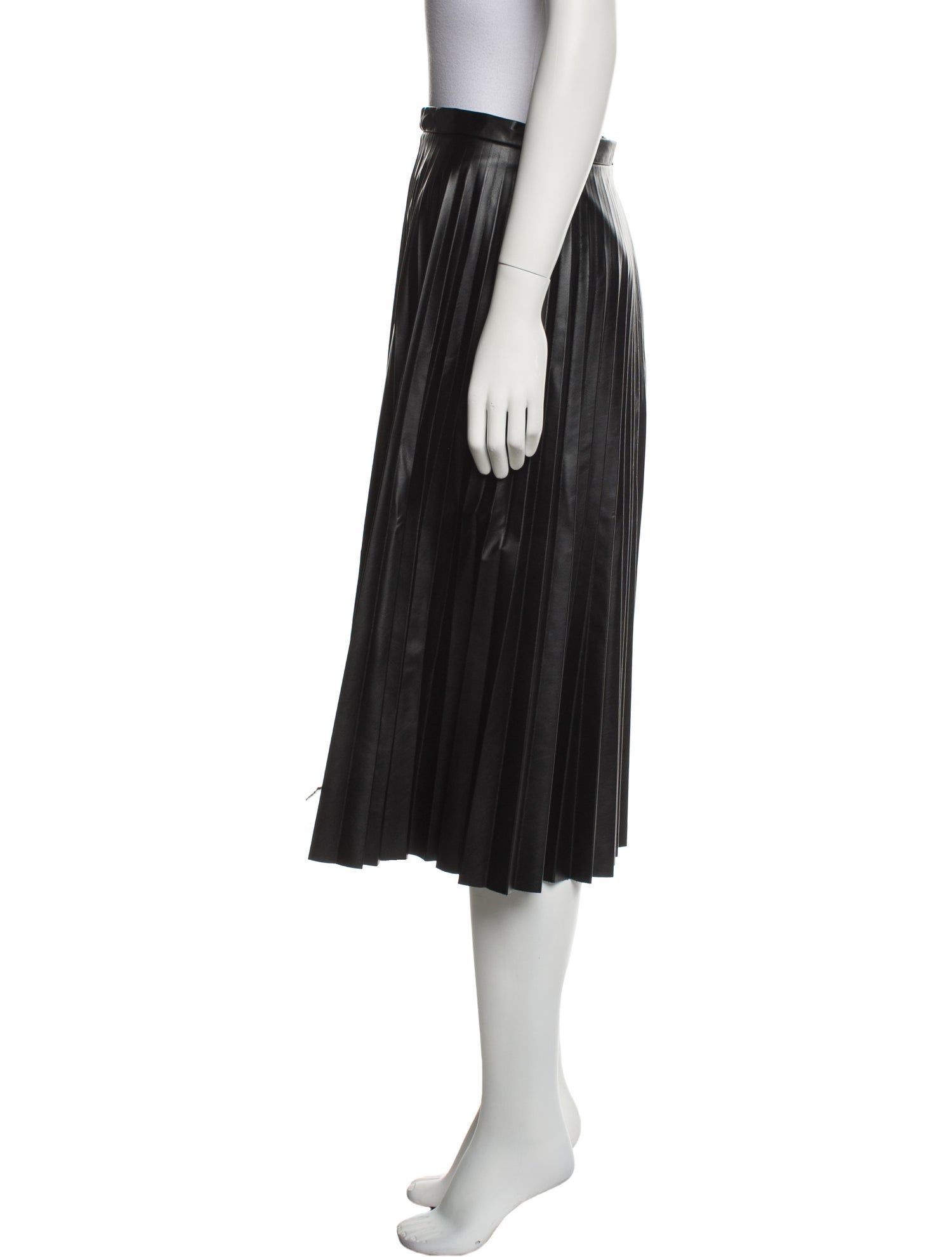 Moncler Pleated Accents Knee-Length Skirt