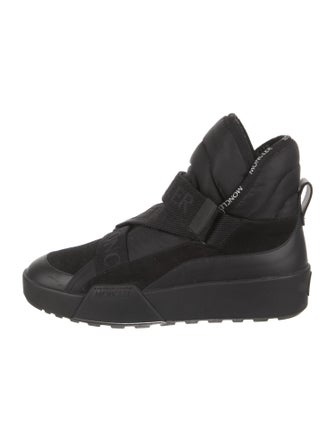 Moncler Leather Combat Boots