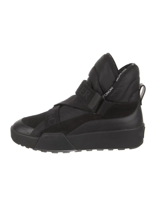 Moncler Leather Combat Boots