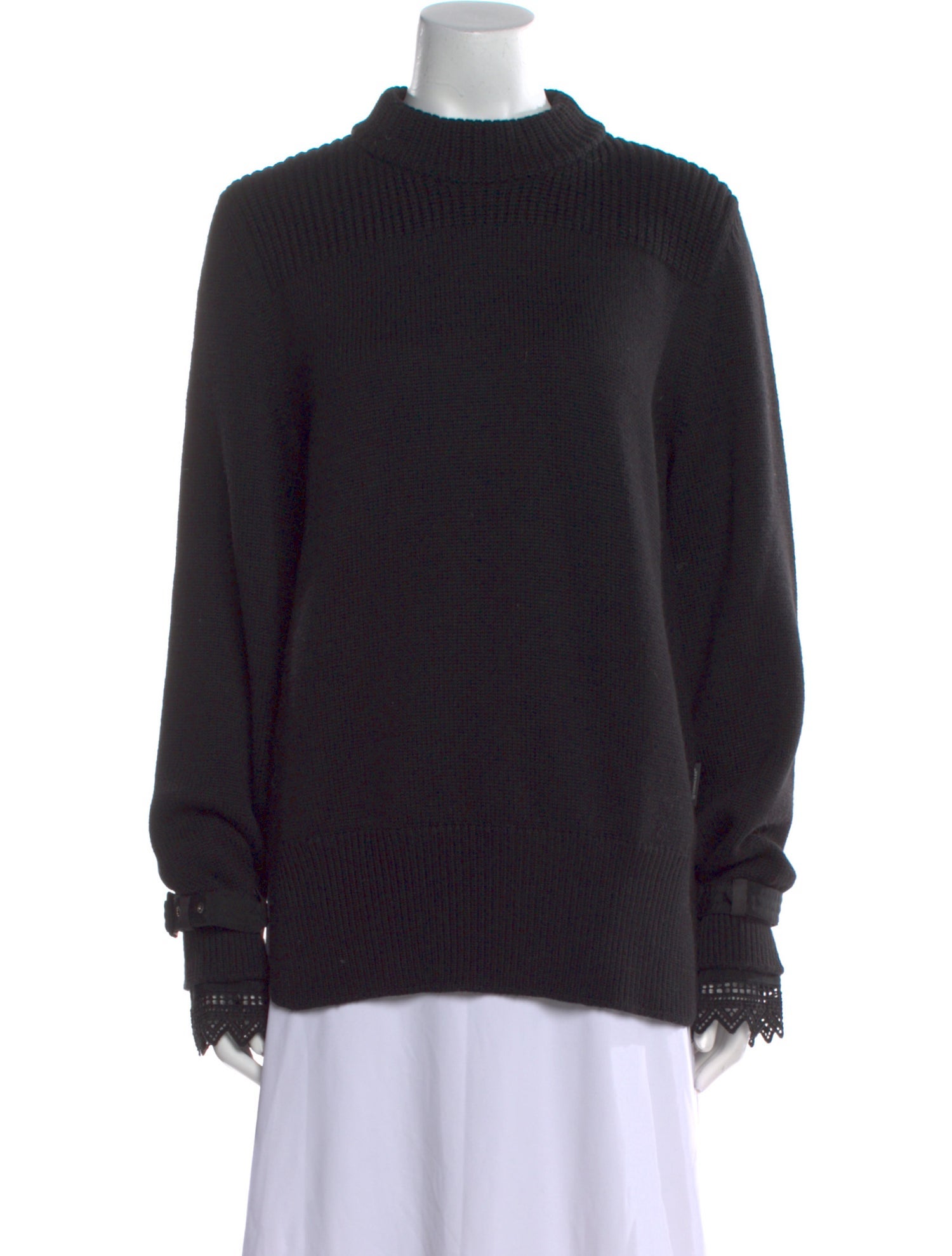 Moncler Virgin Wool Mock Neck Sweater w/ Tags