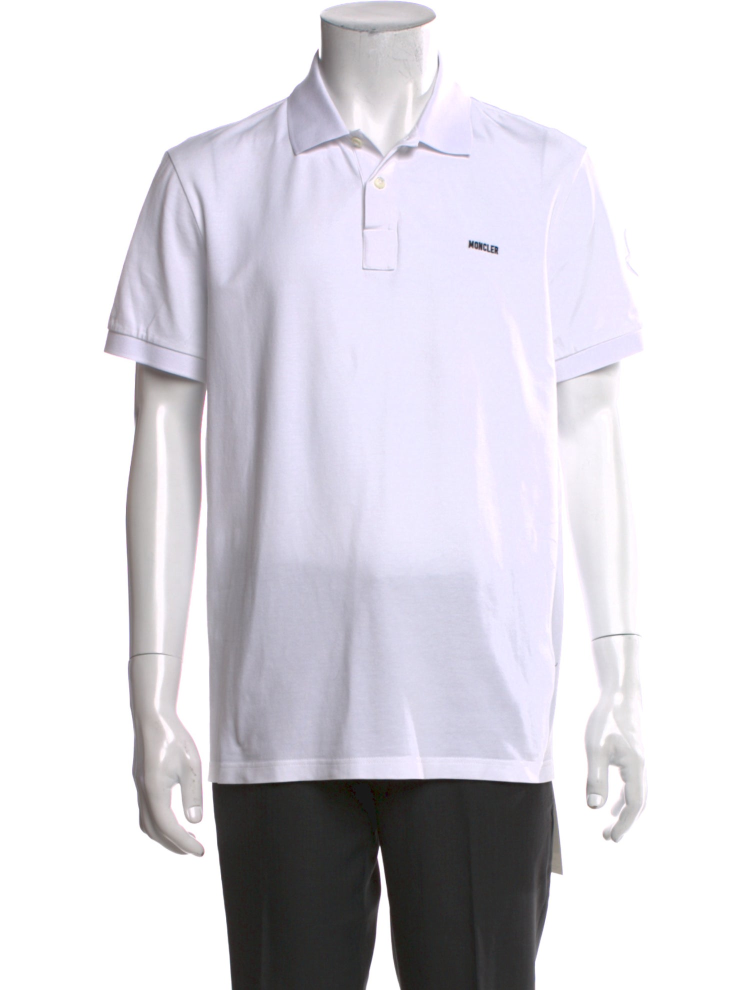 Moncler Collar Short Sleeve Polo Shirt