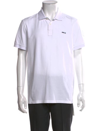 Moncler Collar Short Sleeve Polo Shirt