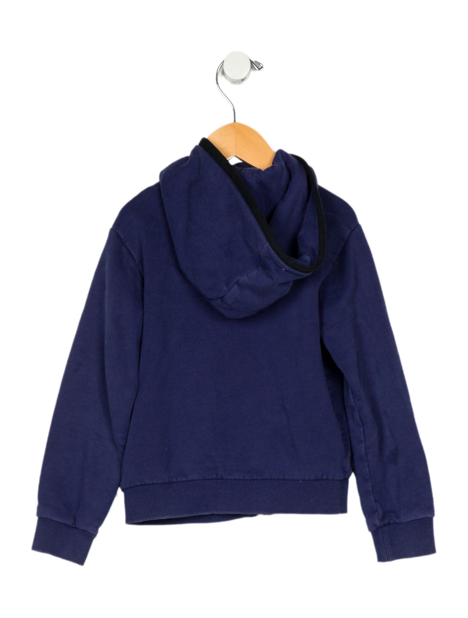 Moncler kid boys' blue multicolored jacket