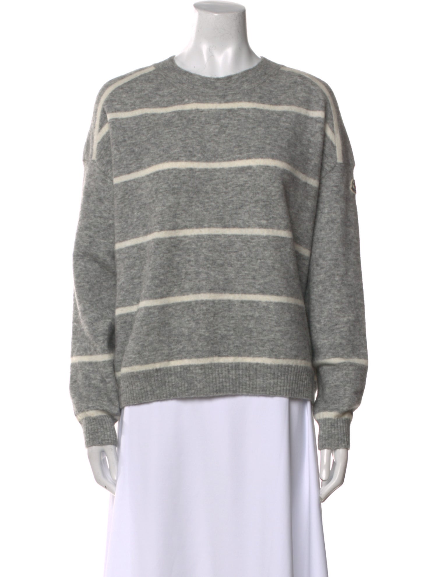 Moncler Striped Crew Neck Sweater